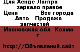 Для Хенде Лантра 1995-99 J2 зеркало правое › Цена ­ 1 300 - Все города Авто » Продажа запчастей   . Ивановская обл.,Кохма г.